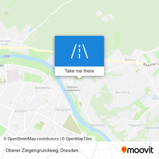 Карта Oberer Ziegengrundweg