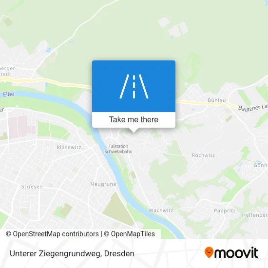 Карта Unterer Ziegengrundweg