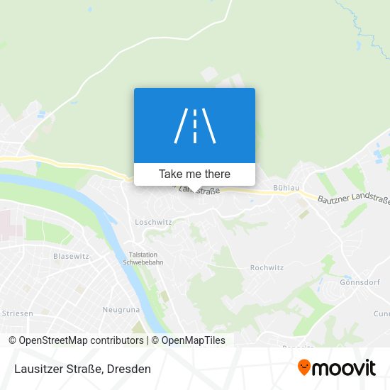 Lausitzer Straße map