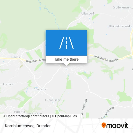 Карта Kornblumenweg