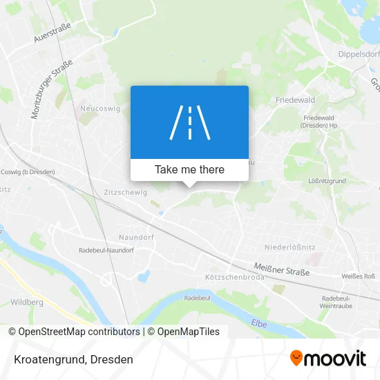 Карта Kroatengrund