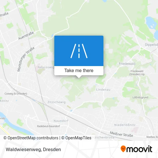 Карта Waldwiesenweg