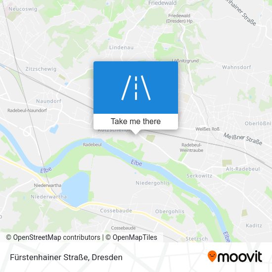 Fürstenhainer Straße map
