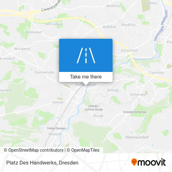Карта Platz Des Handwerks