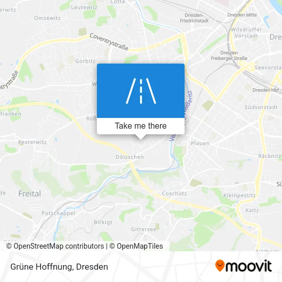 Карта Grüne Hoffnung
