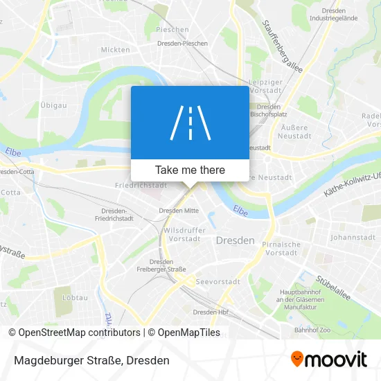 Карта Magdeburger Straße