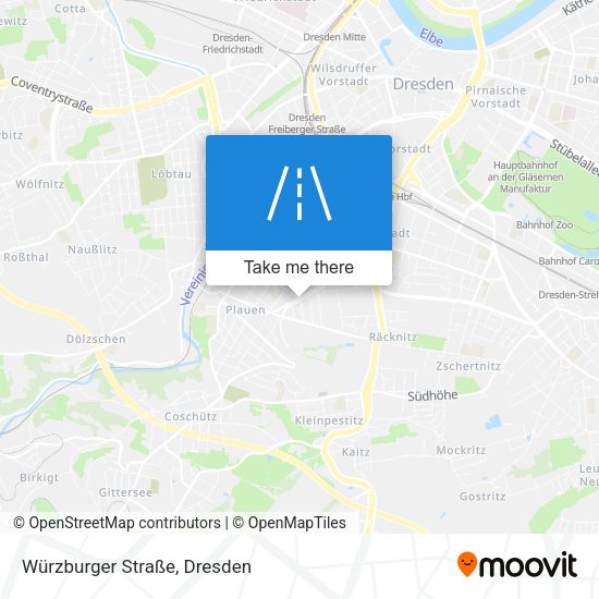 Würzburger Straße map