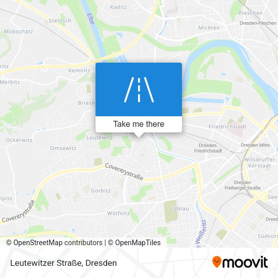 Leutewitzer Straße map