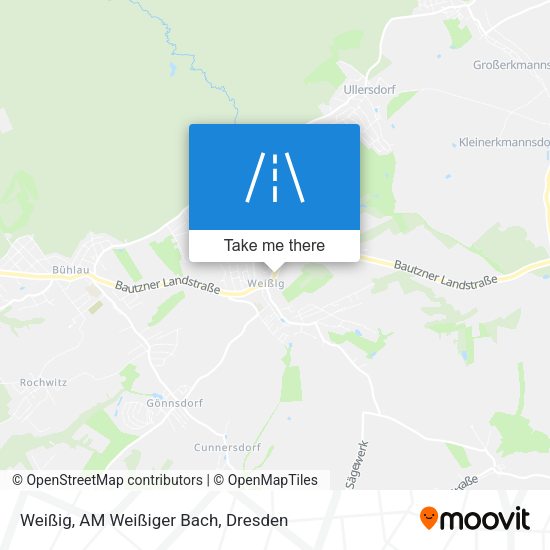 Weißig, AM Weißiger Bach map
