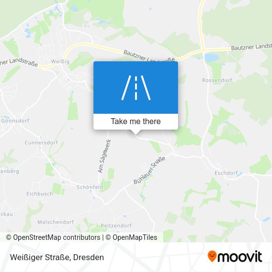 Weißiger Straße map