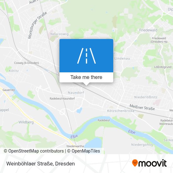 Weinböhlaer Straße map