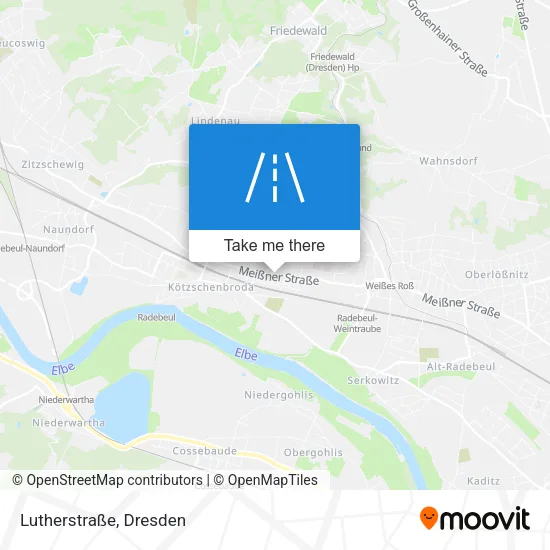 Карта Lutherstraße