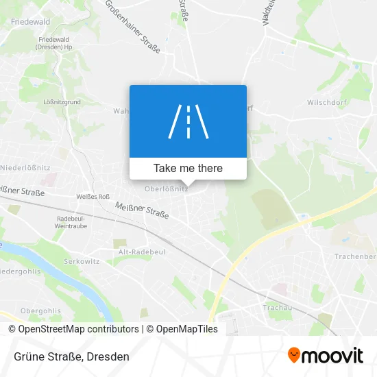 Карта Grüne Straße