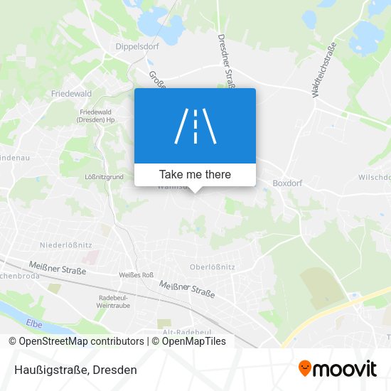 Haußigstraße map