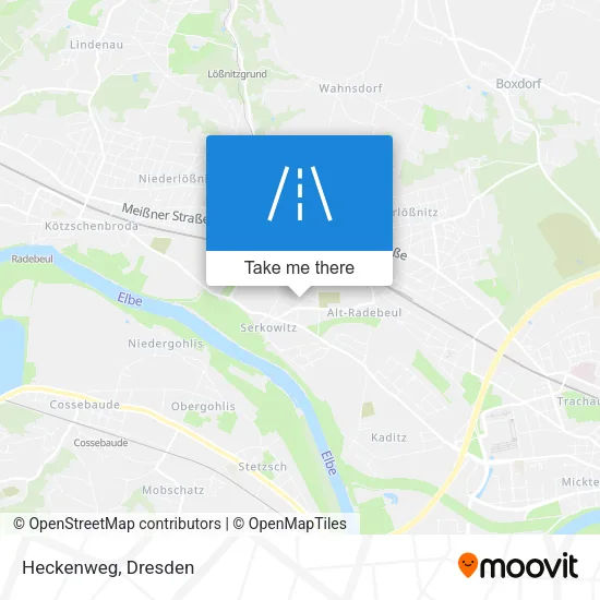 Карта Heckenweg
