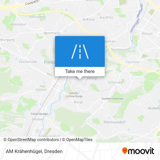 AM Krähenhügel map