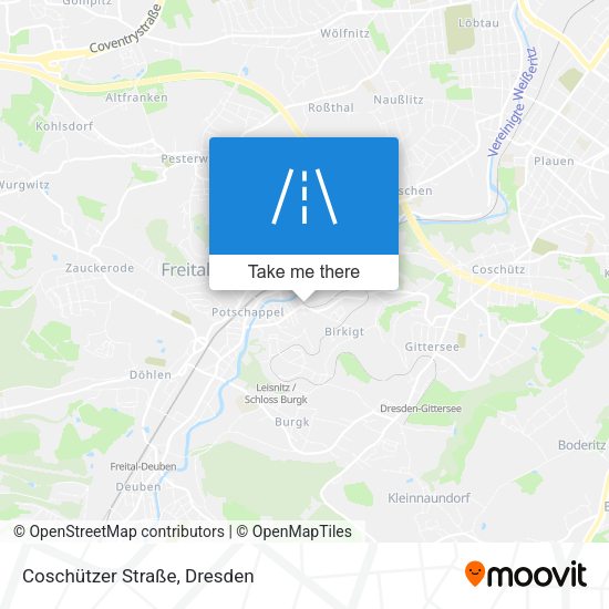Coschützer Straße map