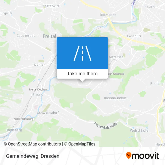 Карта Gemeindeweg