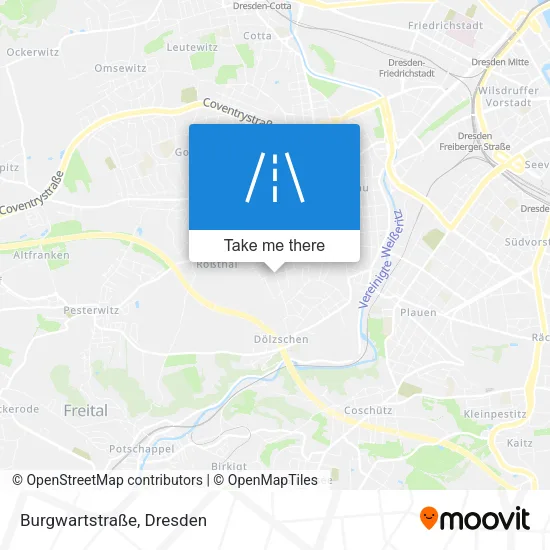 Карта Burgwartstraße