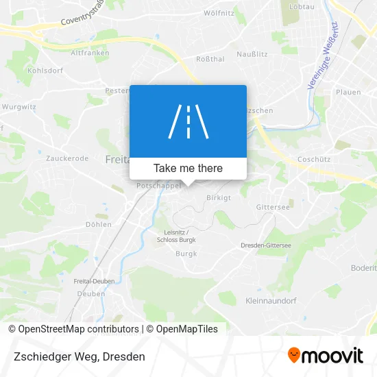 Карта Zschiedger Weg