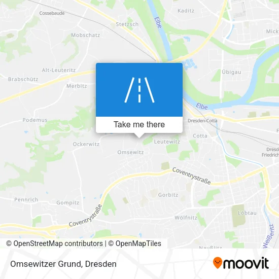 Карта Omsewitzer Grund