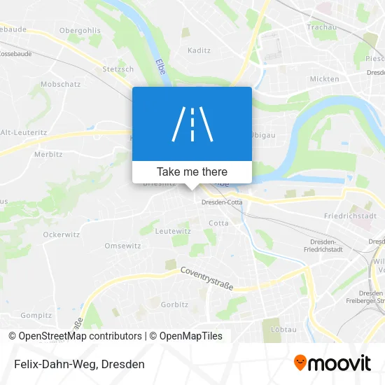 Карта Felix-Dahn-Weg