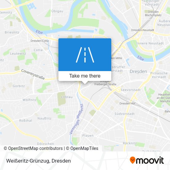 Weißeritz-Grünzug map