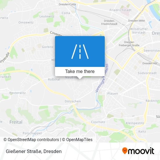 Gießener Straße map