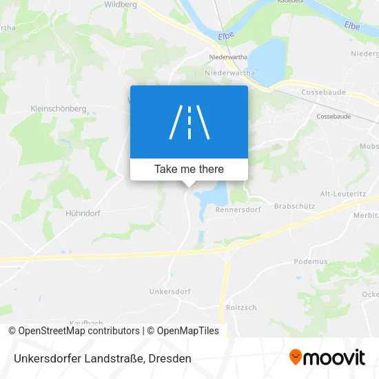 Карта Unkersdorfer Landstraße