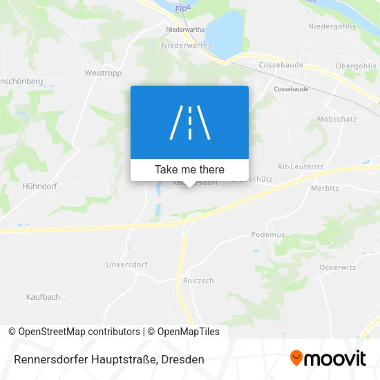 Карта Rennersdorfer Hauptstraße