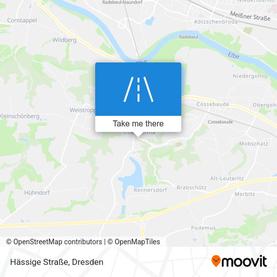 Hässige Straße map