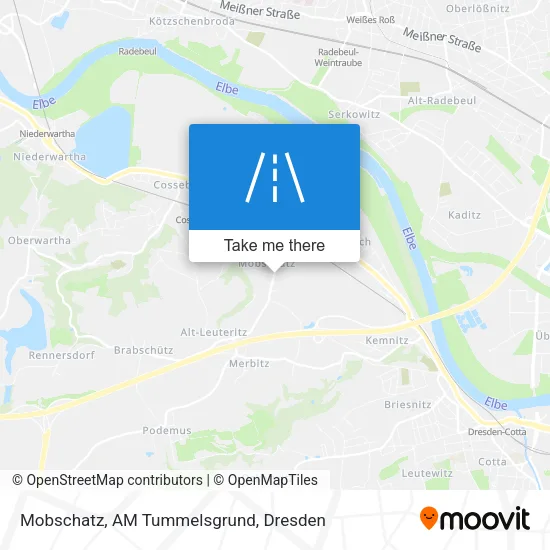 Карта Mobschatz, AM Tummelsgrund