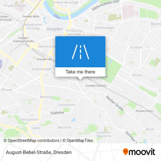 August-Bebel-Straße map
