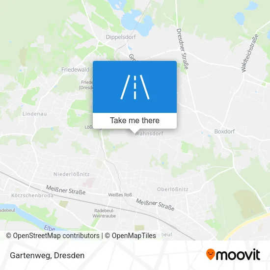 Карта Gartenweg