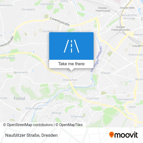 Naußlitzer Straße map