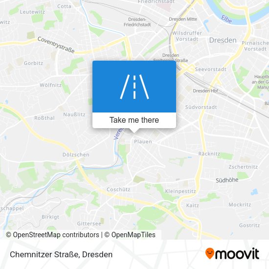 Chemnitzer Straße map
