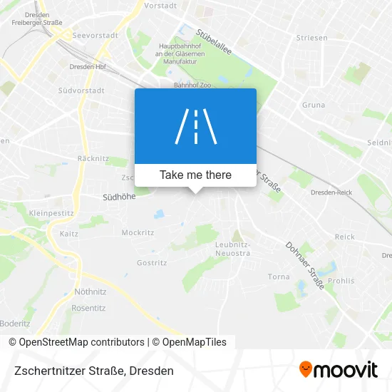 Карта Zschertnitzer Straße