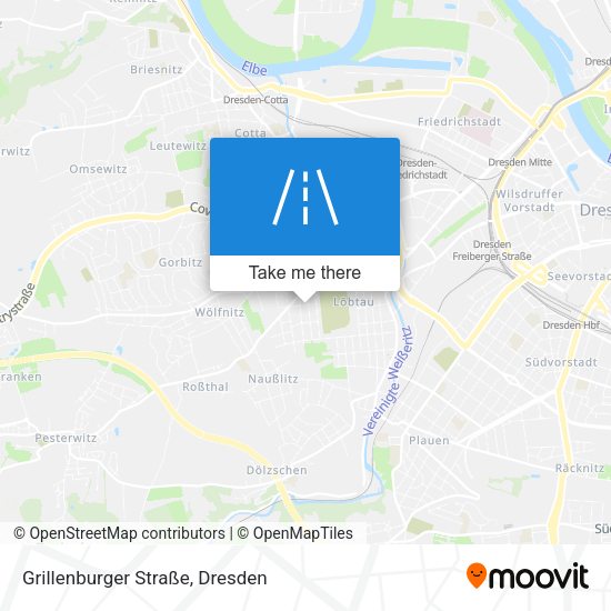 Grillenburger Straße map