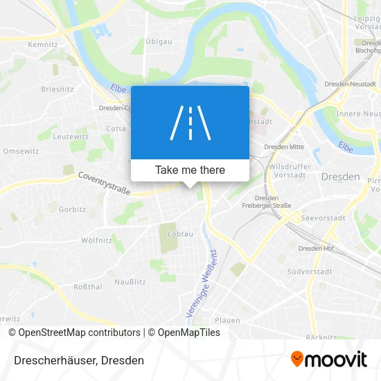 Drescherhäuser map