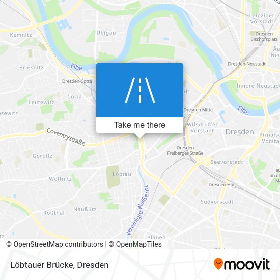 Löbtauer Brücke map