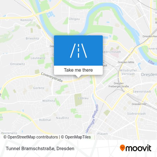 Tunnel Bramschstraße map