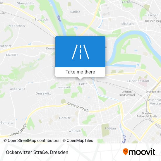 Ockerwitzer Straße map