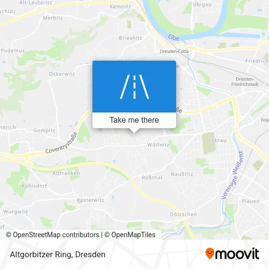Карта Altgorbitzer Ring