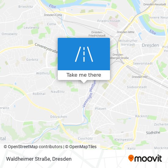 Waldheimer Straße map