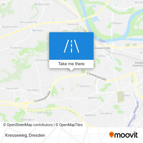 Карта Kresseweg
