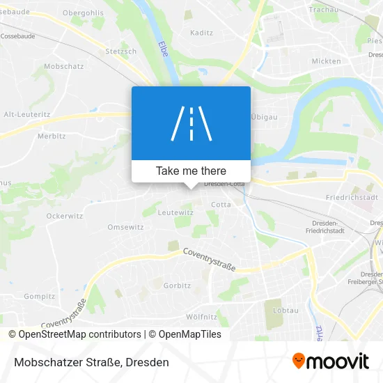 Карта Mobschatzer Straße