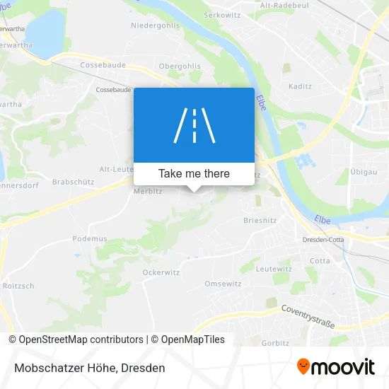 Карта Mobschatzer Höhe