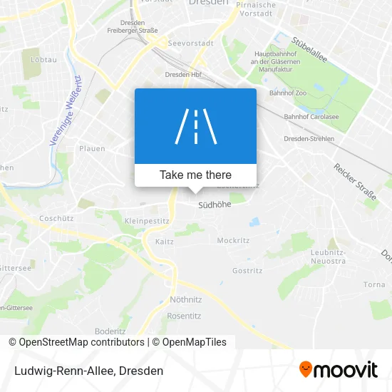 Карта Ludwig-Renn-Allee