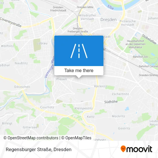 Карта Regensburger Straße