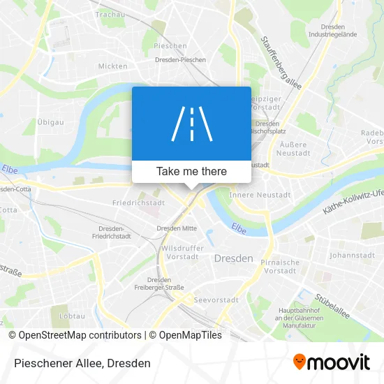 Карта Pieschener Allee